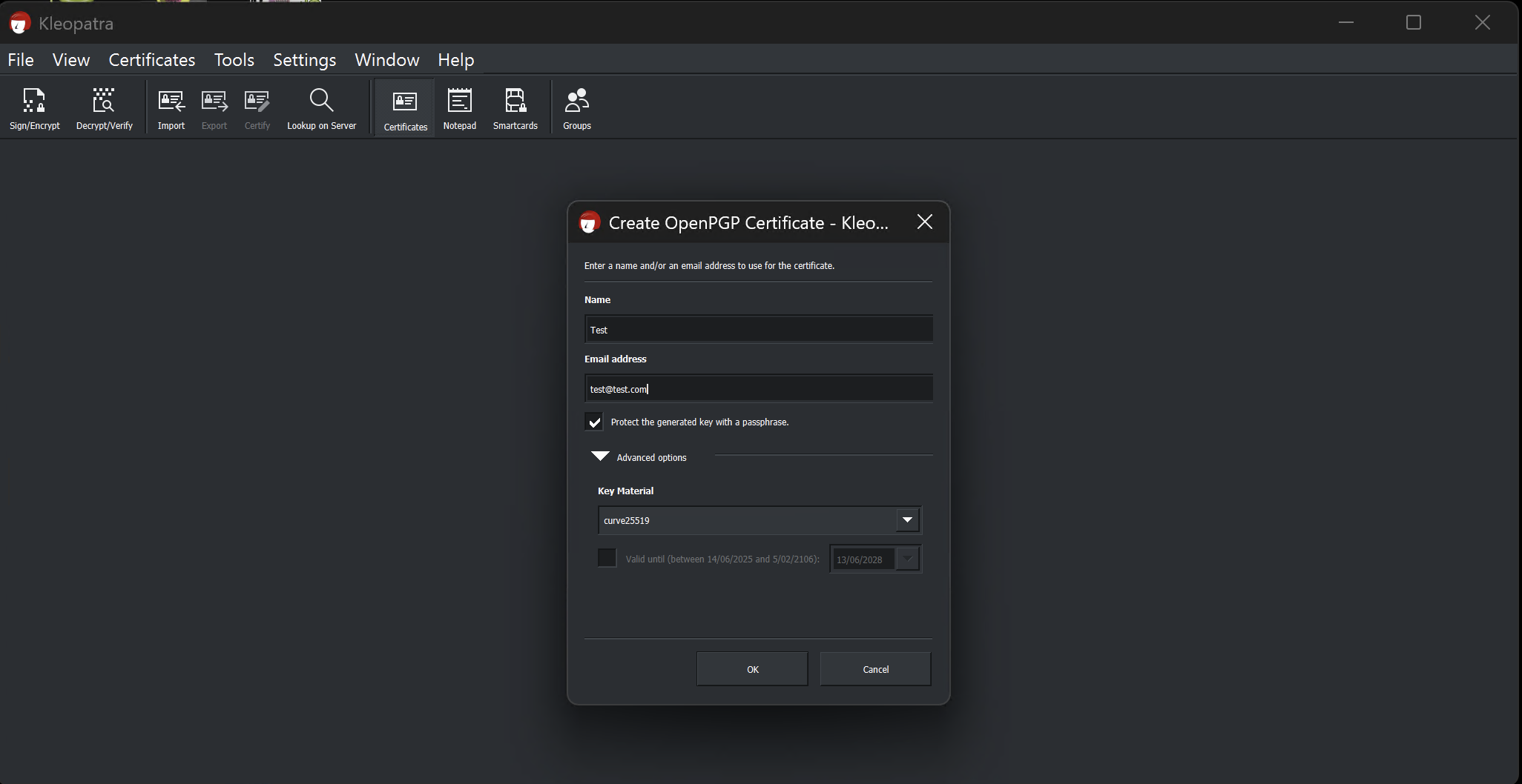Windows Key Generation